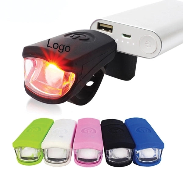 Silicone USB Chargable Bike Headlight