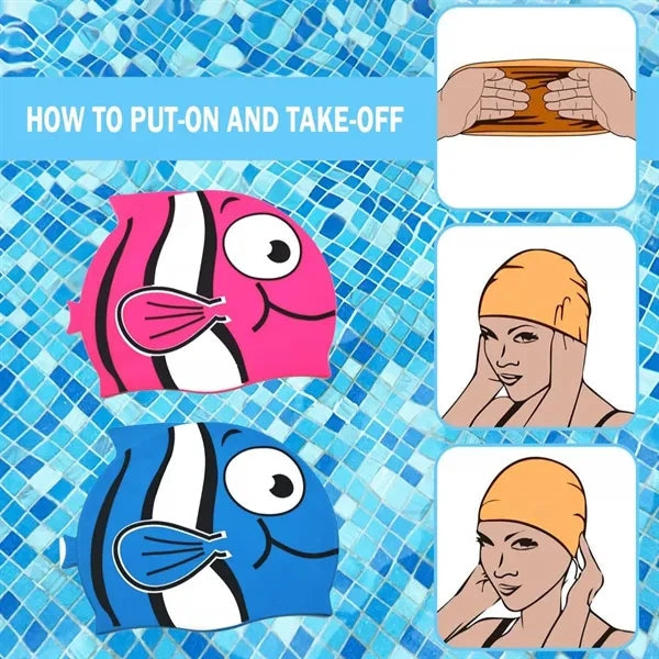 Silicone Swimming Cap For Kids