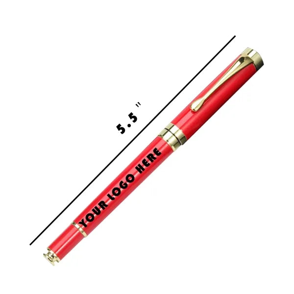 Black Gel Metal Rollerball Pen