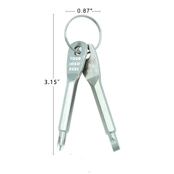 Multifunctional Outdoor Screwdriver Keychain