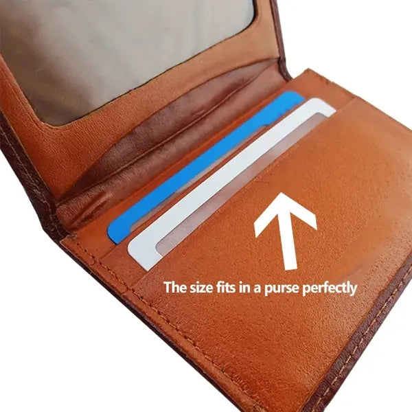 Pocket Credit Card Magnifier Wallet Purse Magnifying Glass