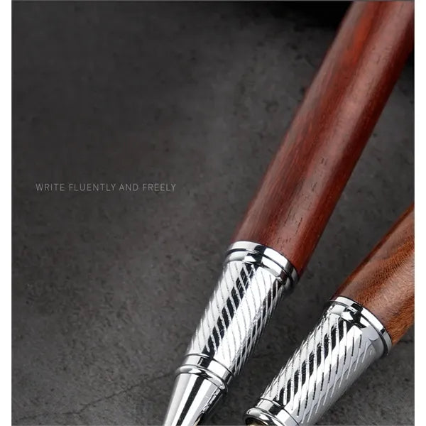 Metal and Wood Fountain Pen for Business Writing