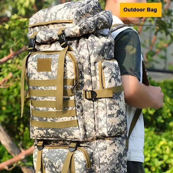 80L Camouflage Backpack