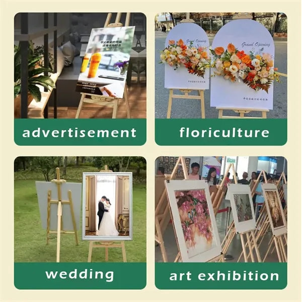 Three Legged Wooden Easel