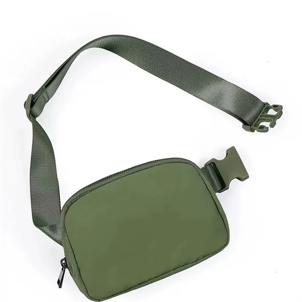 Unisex Mini Belt Bag with Adjustable Strap for Traveling Gym