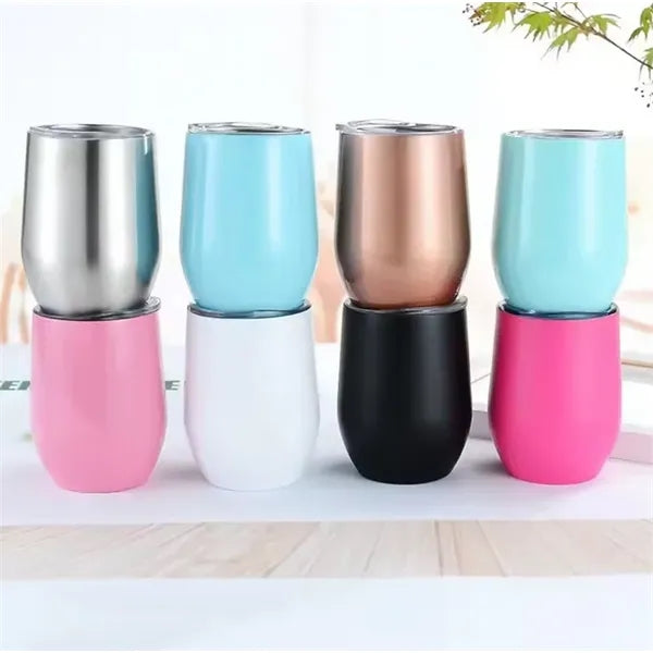 12oz Double Wall Eggshell Cup with Lid