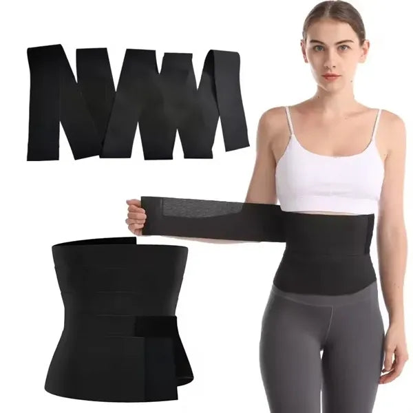 Fitness Long Elastic Waist Wrap Band
