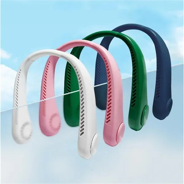 USB Rechargeable Portable Turbo Bladeless Neck Fan