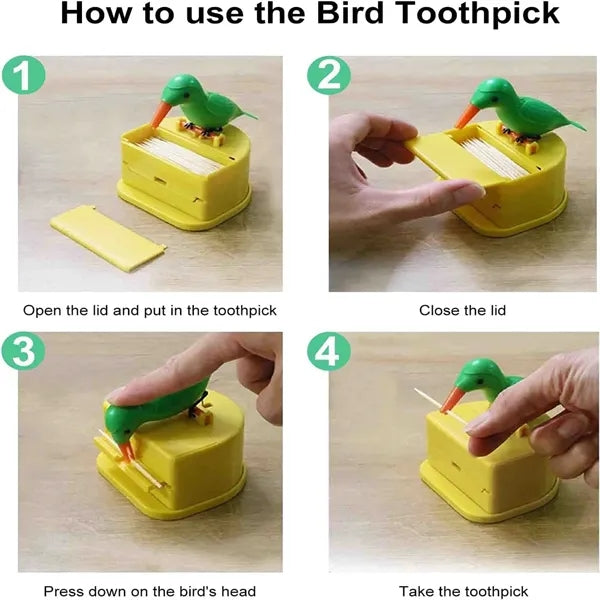 Woodpecker Toothpick Dispenser
