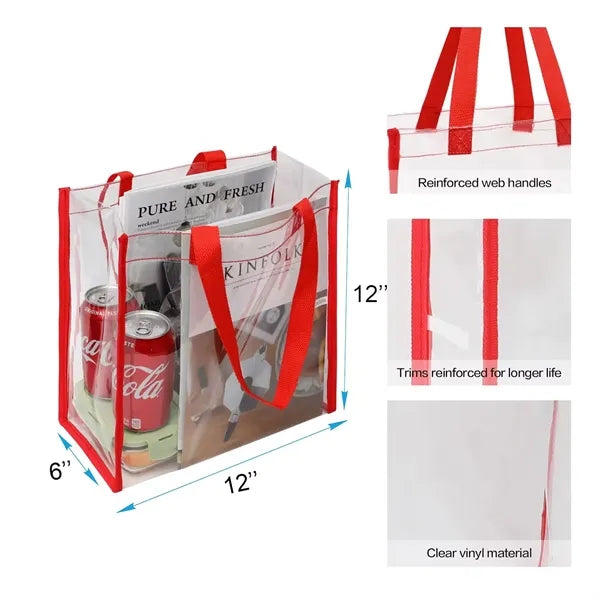 Transparent PVC Tote Bag
