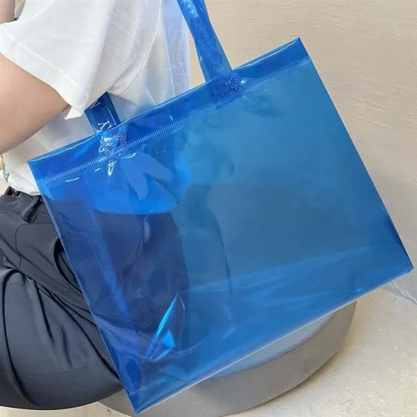Large Clear PVC Shoulder Handbag