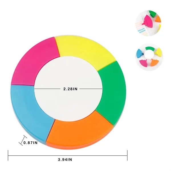 Round Multicolor Highlighter
