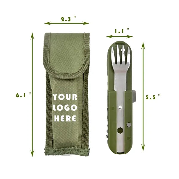 Camping Stainless Steel Folding Combination