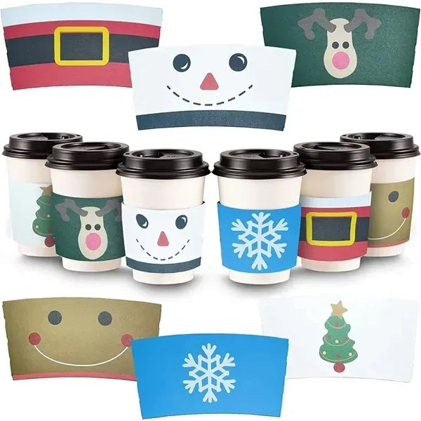 Kraft Paper Coffee Cup Sleeves