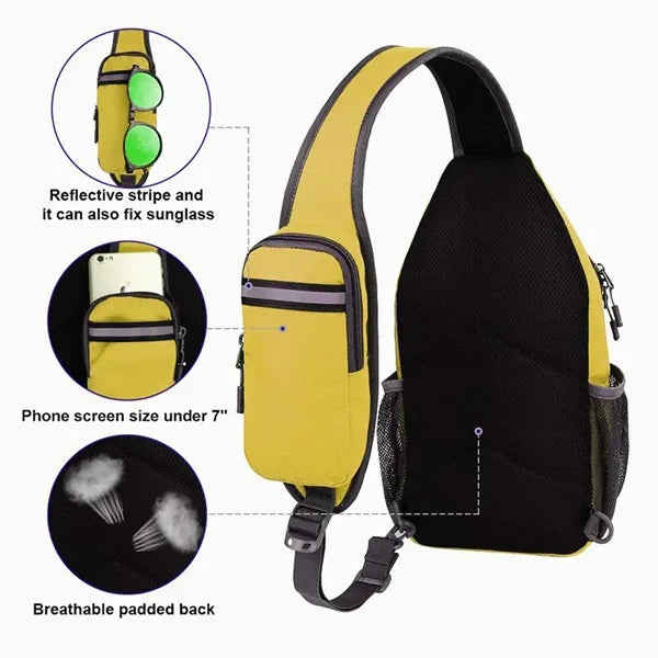 Crossbody Sling Bag Travel Hiking