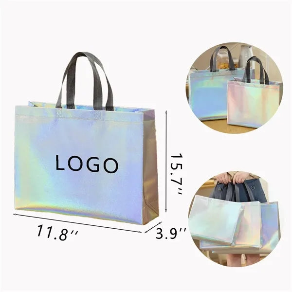 Colorful Laser Non Woven Tote Bag