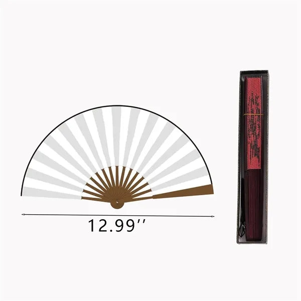 13-Inch Silk Folding Fan