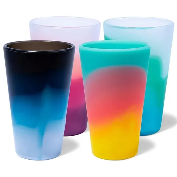 Unbreakable Tie-Dye Silicone Cups