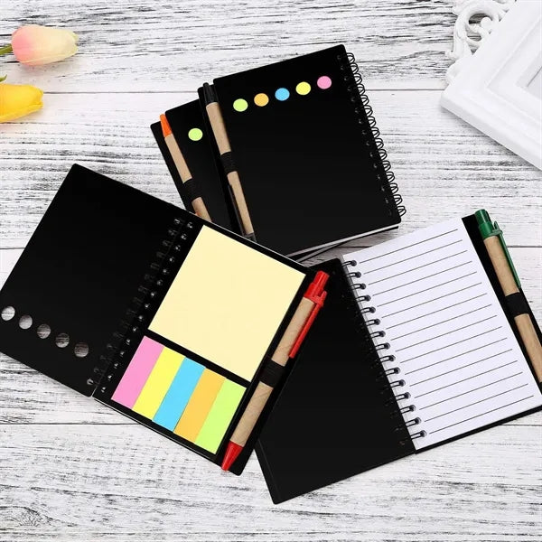Kraft Paper Convenience Sticker Combination Notebook