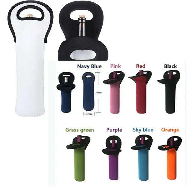 Neoprene Wine Tote Sleeve Bottle Bag