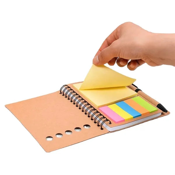 Notepad with Pen & Sticky Notes