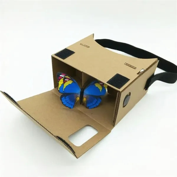 Cardboard 3D VR Glasses and Head Strap