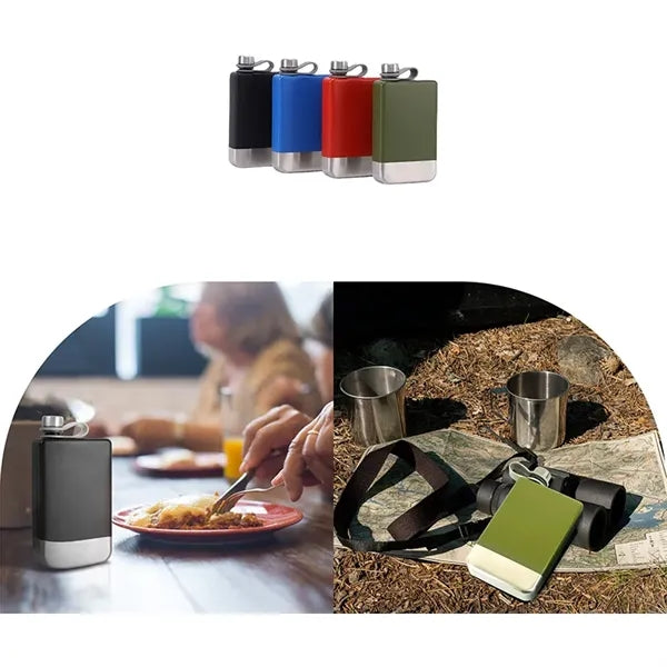 8oz Stainless Steel Leak Proof Liquor Whiskey Hip Flask