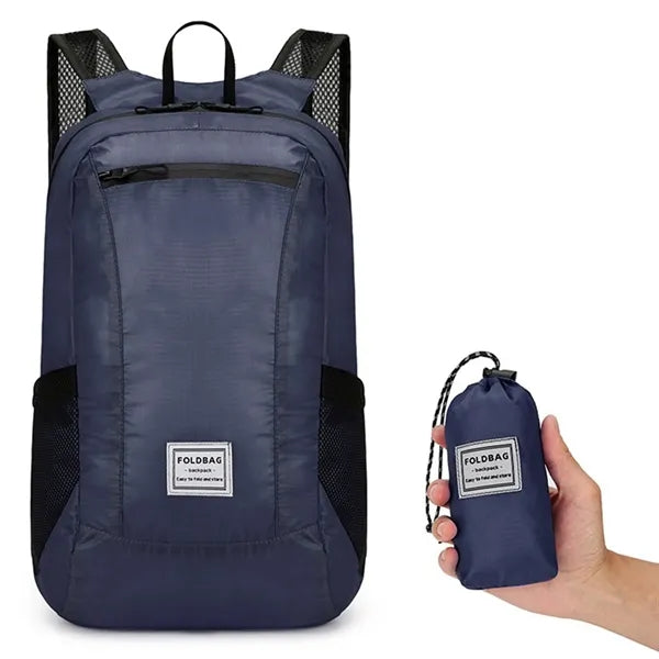 Waterproof Folding Duffle Backpack with Mesh Pouch