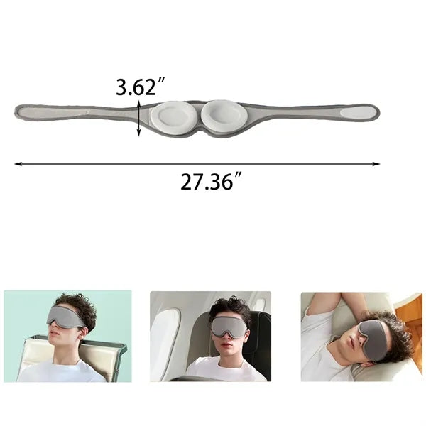 Detachable 3D Memory Foam Sleeping Mask