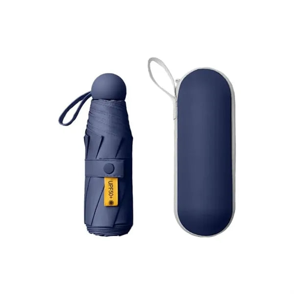 Anti-UV Mini Compact Travel Umbrella with Case