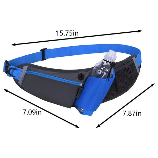 Running Belt with Water Bottle Holder