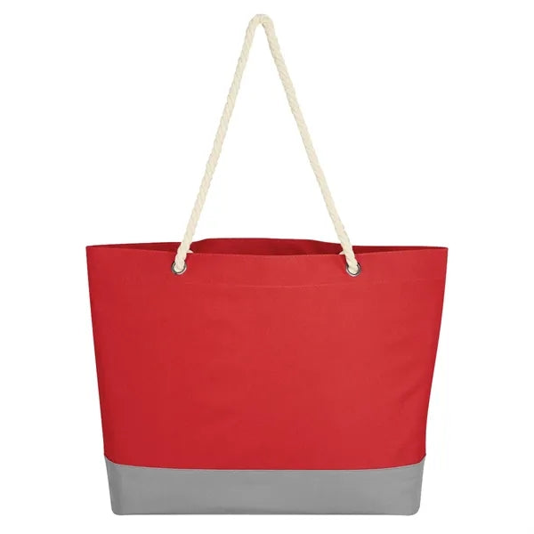 Polyester Tote Bag With Rope Handles
