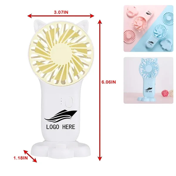Mini Usb Rechargeable Foldable Handheld Desk Fan