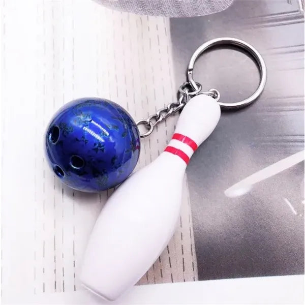 Bowling Pin Keychain