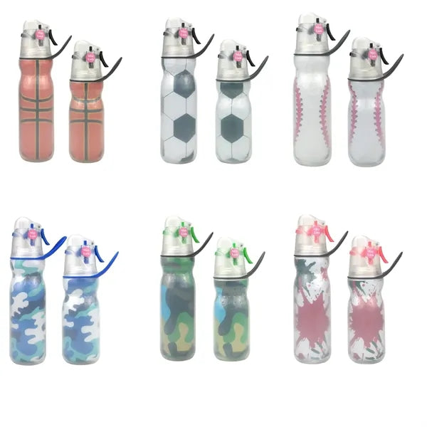 50 Oz Sports Spray Misting Water Bottle