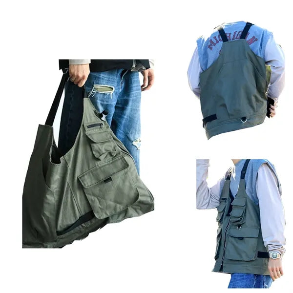 10 MOQ Multifunctional Tote Bag Outdoor Work Vest