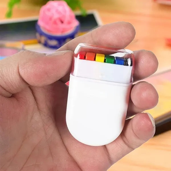 6 Colors Rainbow Crayon