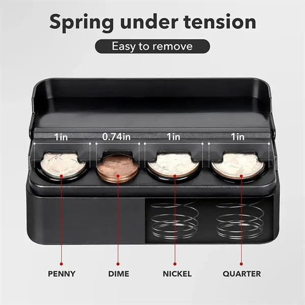 Coin Holder for Car Change Organizer