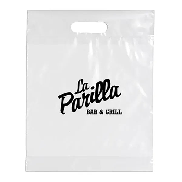 Die Cut Plastic Retail Merchandise Bag