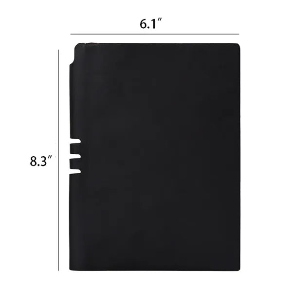 A5 Soft Touch Journal with Pen Holder