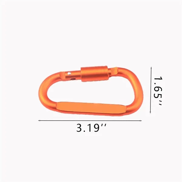 Aluminum Alloy Bold Colored Nut With Lock Carabiner
