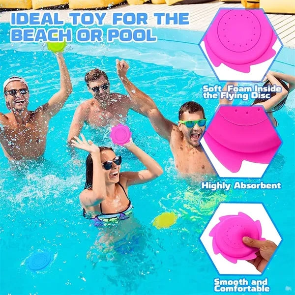 Silicone Water Throwing Splashing Disc