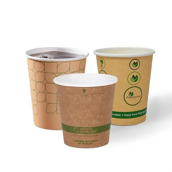 8oz Compostable Custom Paper Cup