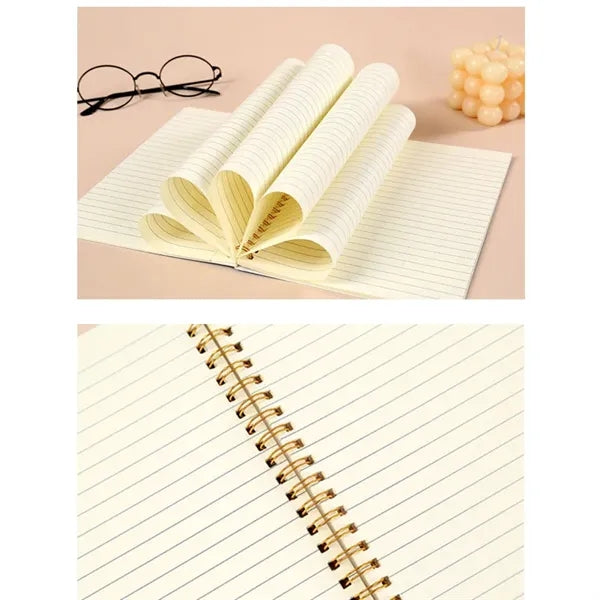 A5 College Ruled Journal Spiral Lined Notebook