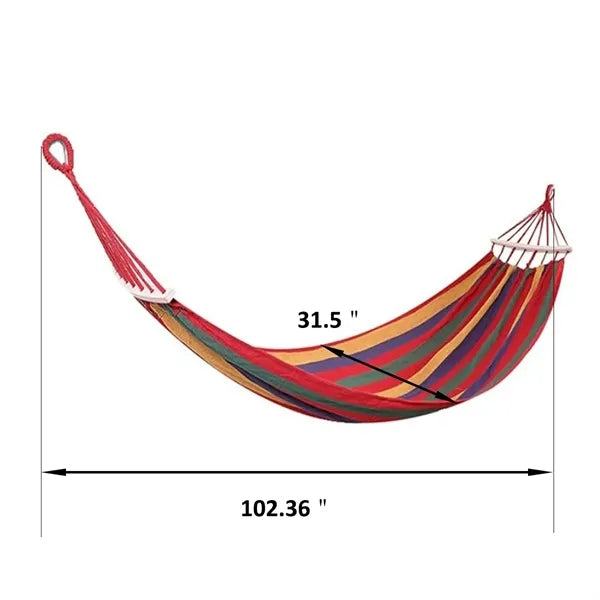 Durable Colorful Canvas Beach Hammock