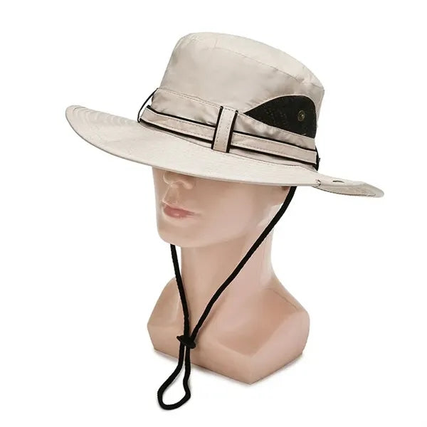 Bucket Hat Fisherman's Cap w/ Wide Brim