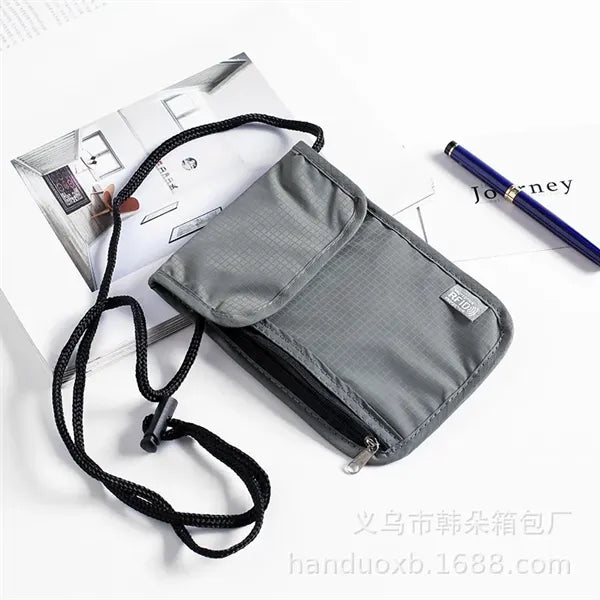 Passport Holder With RFID Pocket