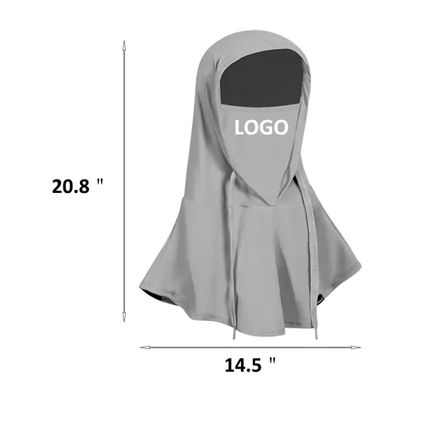 Multicolor Polyester Sun Protection Face Towel