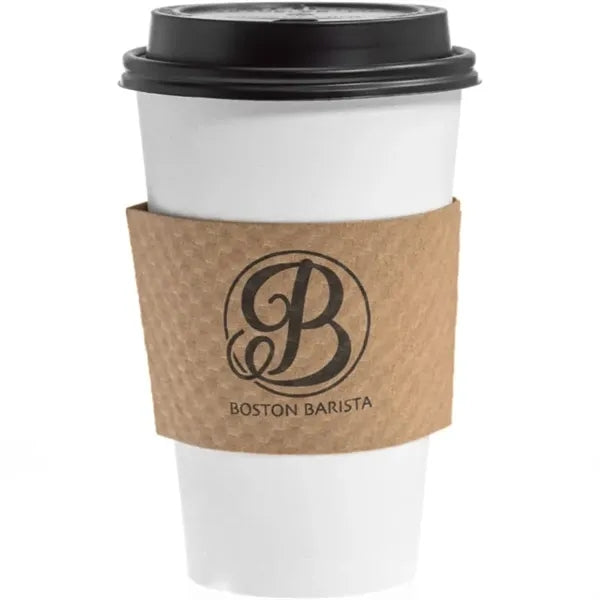 Premium Embossed Natural Kraft Cup Sleeves