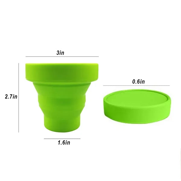 6OZ Collapsible Portable Silicone Coffee Cup